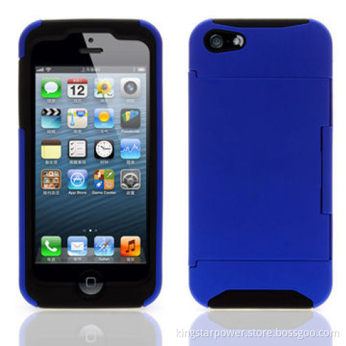 Hybrid Phone Case for iPhone 6, with ID Cash Credit Card Slots